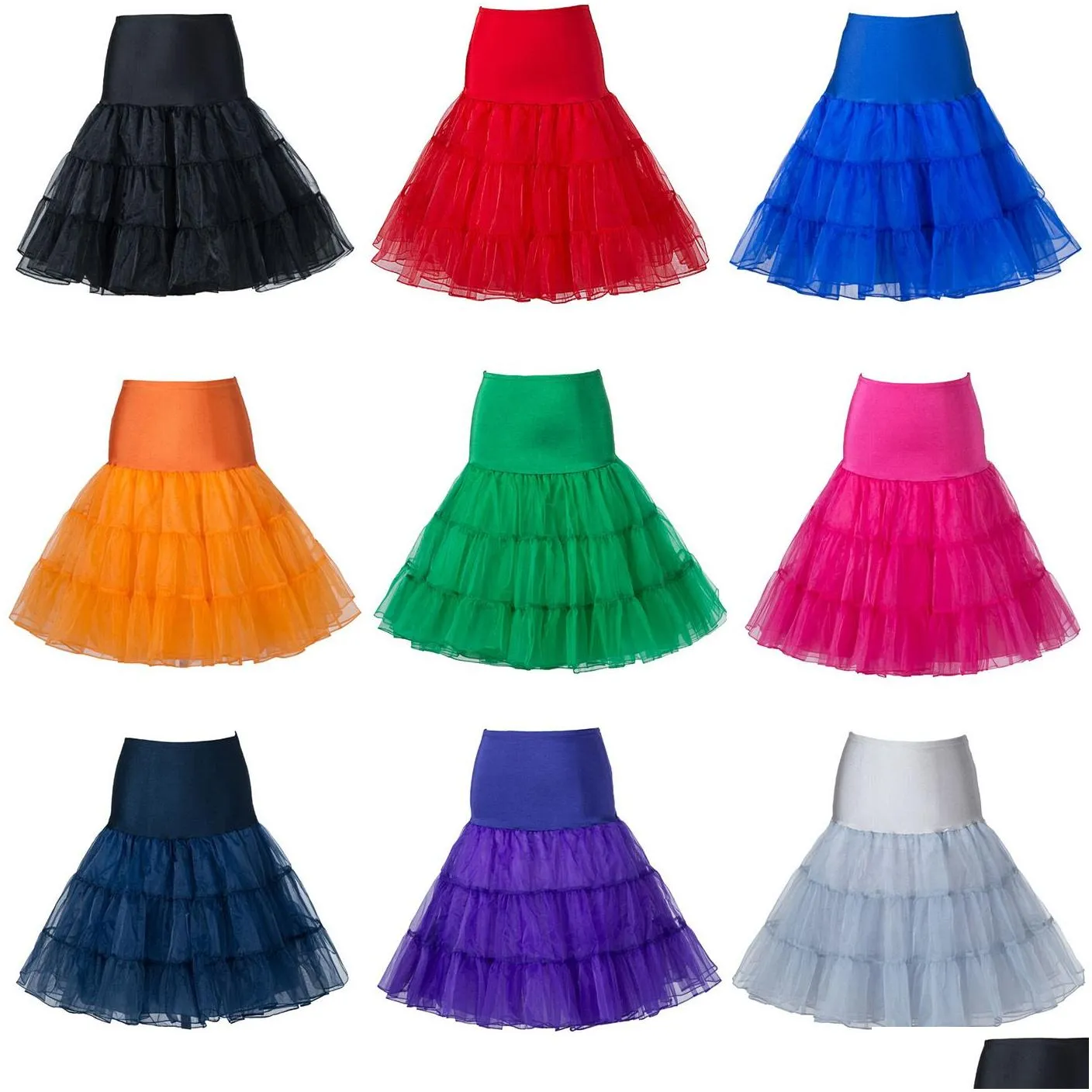 short organza petticoat crinoline vintage wedding bridal petticoat for wedding dresses underskirt rockabilly tutu rock and ballet