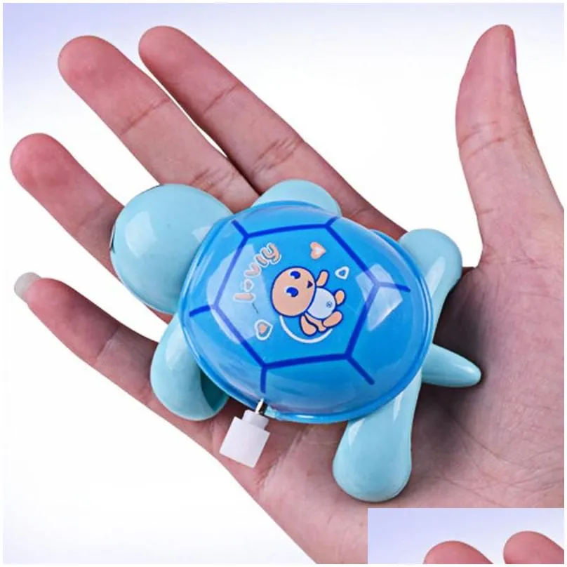 cute cartoon animal tortoise clockwork toy children little turtle toys baby mini crawling windup toys educational classic toy9762409