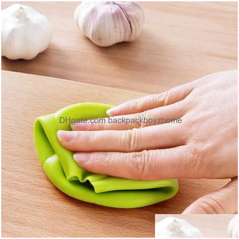 new kitchen gadgets silicone garlic peeler garlic shape peeler kitchen manual peeler garlic professional restaurant grater