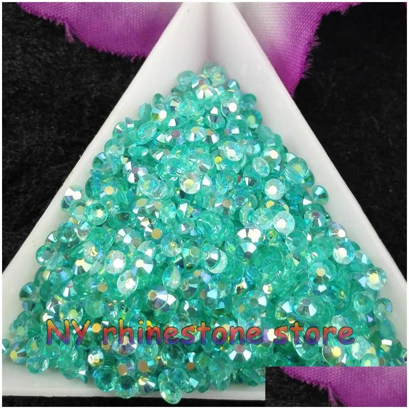 10000pcs/bag ss12 3mm color jelly ab resin crystal rhinestones flatback super glitter nail art strass wedding decoration beads non fix