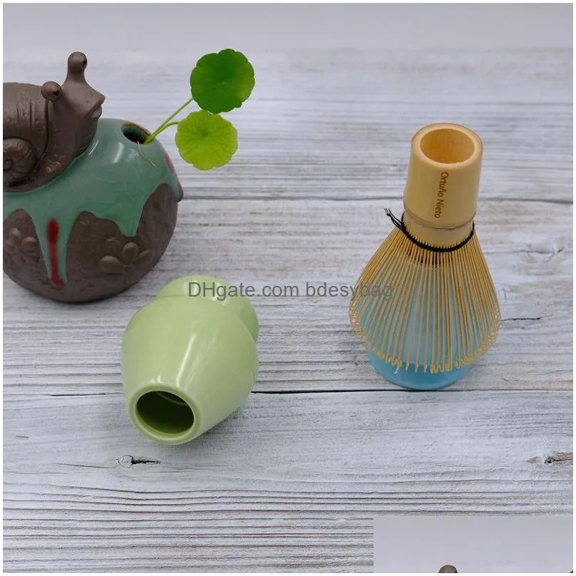 tea whisk holder ceramic matcha holder matcha whisk stand chasen holder japanese green tea whisk stand