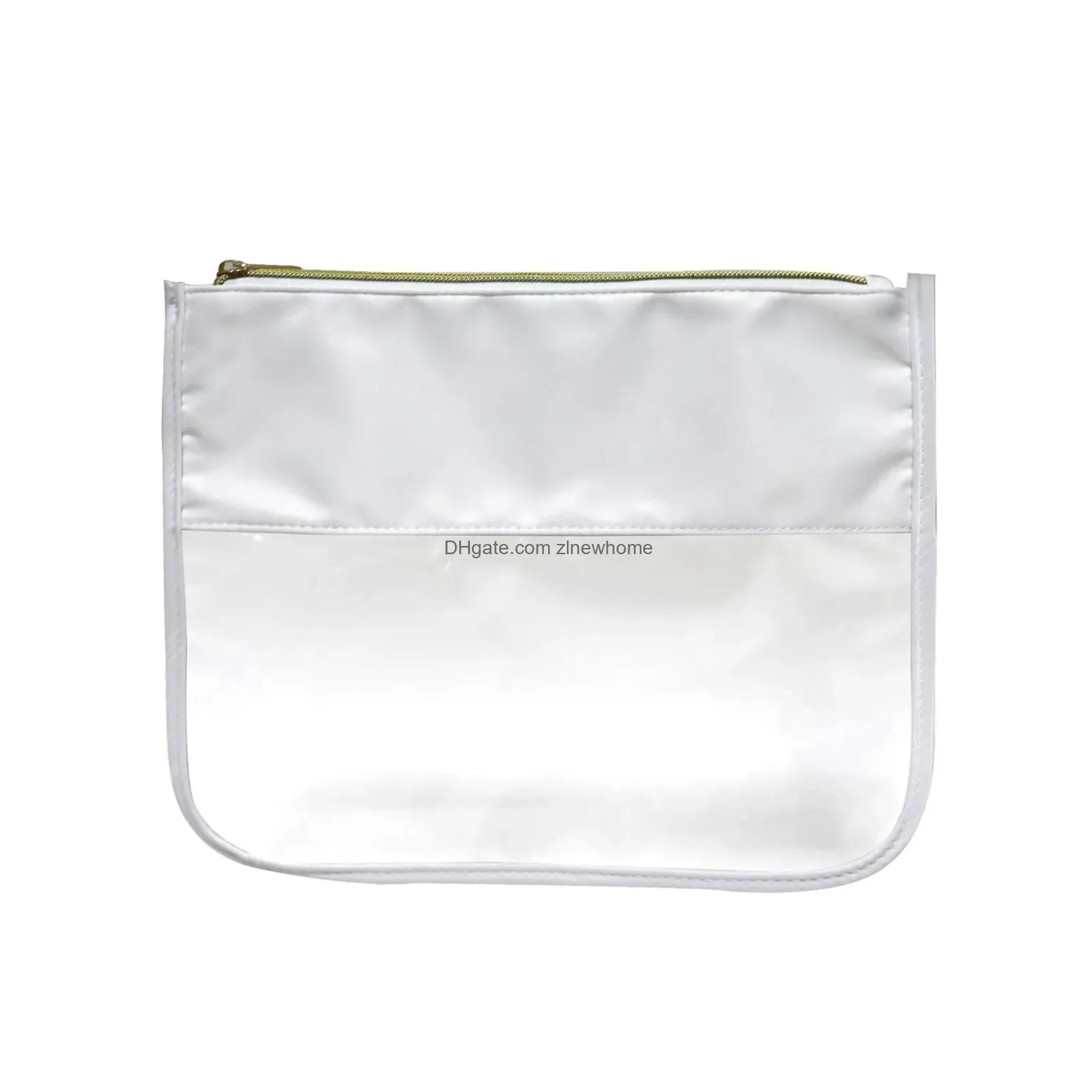 transparent womens cosmetic bag nylon waterproof makeup bags travel clear bathroom organizer bath toiletry wash snack bag