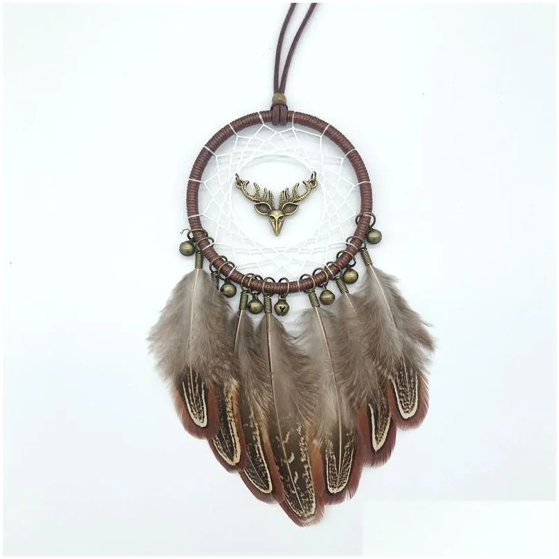 car hanging home decor new arrival dream catcher with feather whosale