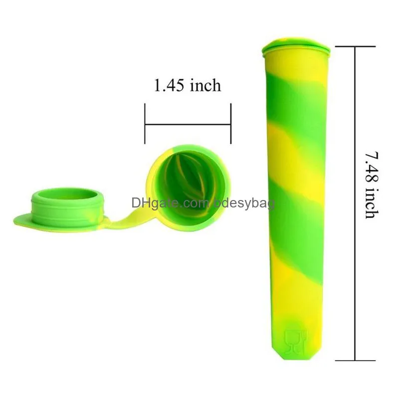 silicone popsicle mold ice tube mold with lids frozen ice cream yogurt popsicle maker tray summer drinking kitchen accessories