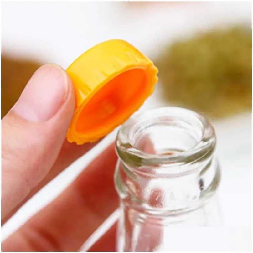 6pcs silicone drinkware lid silicone bottle cap tops wine beer caps saver beer bottle lids silica gel reusable stopper cover cap dbc