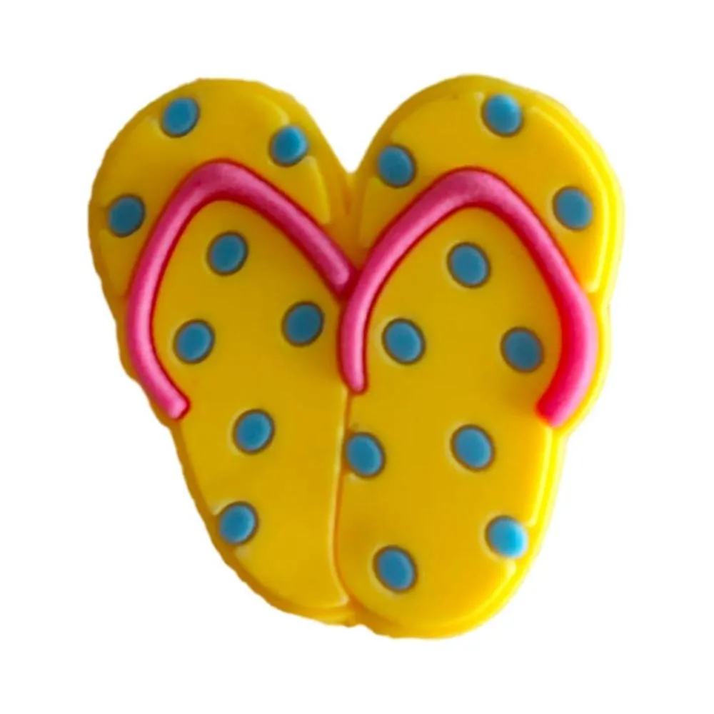funny cartoon shoe charms for croc sandals unisex shoe decoration cute jig party gift yellow sandals