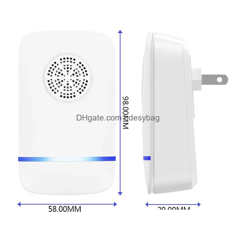 ultrasonic mosquito repellent ultrasonic mouse cockroach pest repeller device insect rats spiders anti mosquito killer home pest