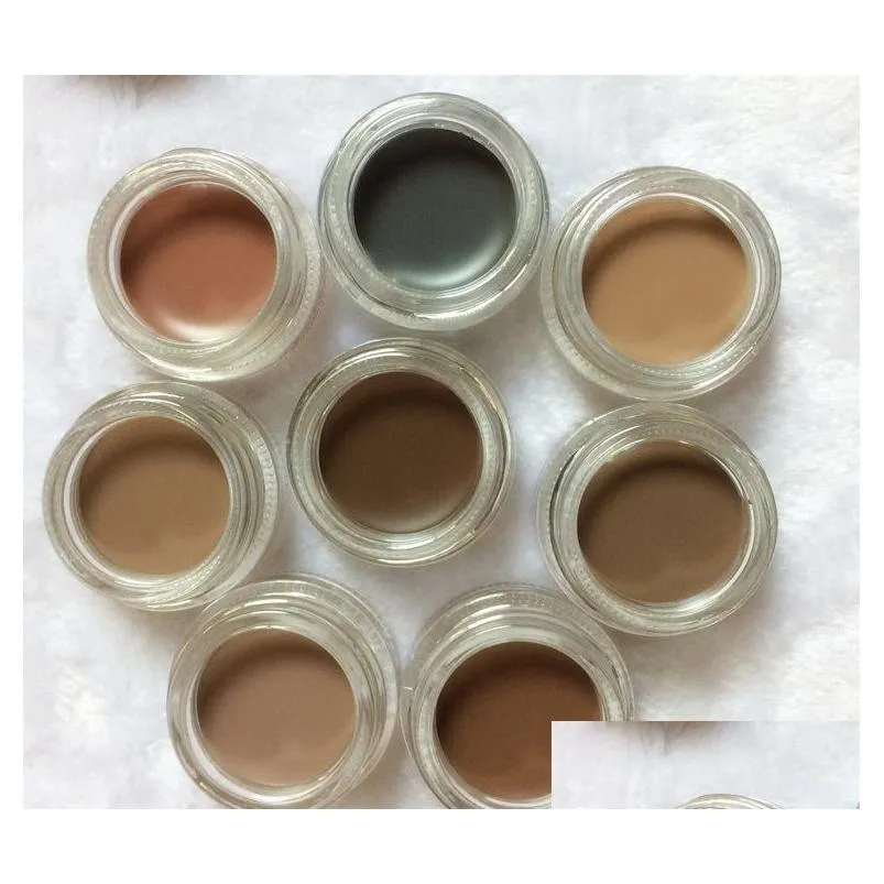 eyebrow pomade waterproof enhancers cream long lasting natural easy to wear 11 colors with retail package coloris makeup eyebrows gel