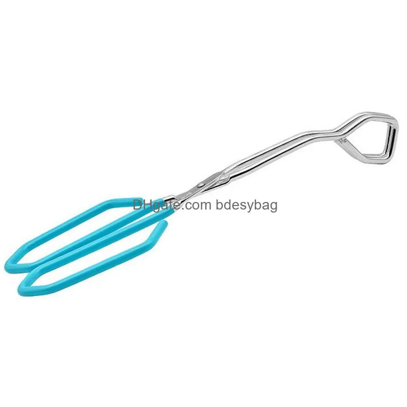stainless steel food tongs anti-scald food clip non-slip cooking clip clamp bbq salad tools kitchen accessories