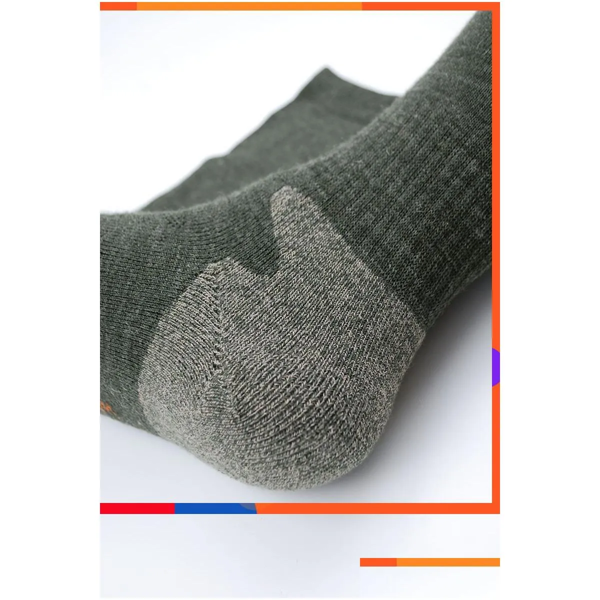 mens merino wool fleece sock woolen thermal warm winter athletics breathable socks for male 41-46