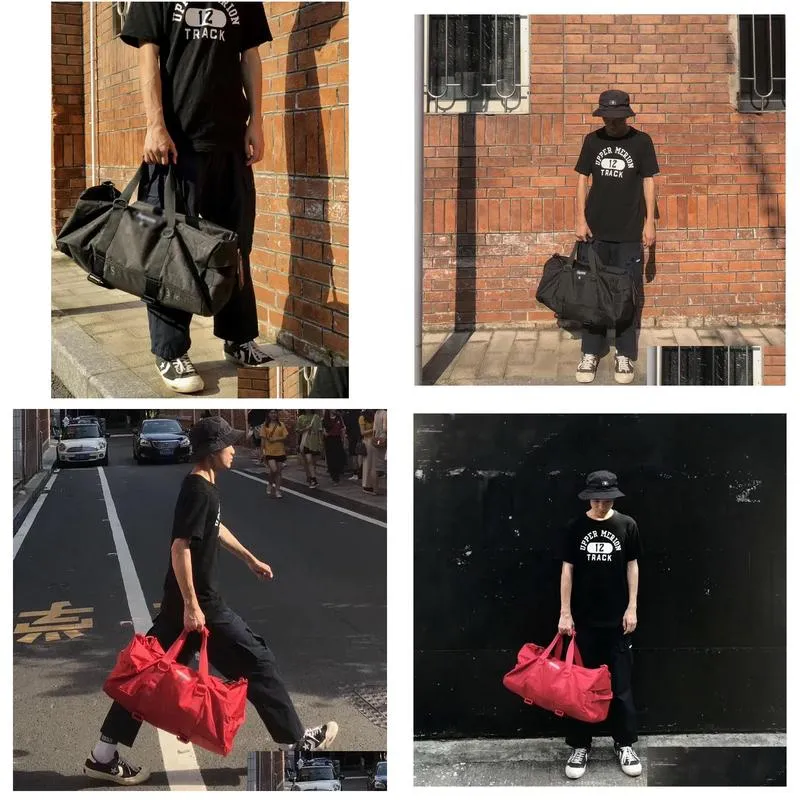 sup 46th 21 duffle bags unisex fanny pack fashion messenger chest shoulder bag skateboard bag bucket bag travel waterproof wear resistant