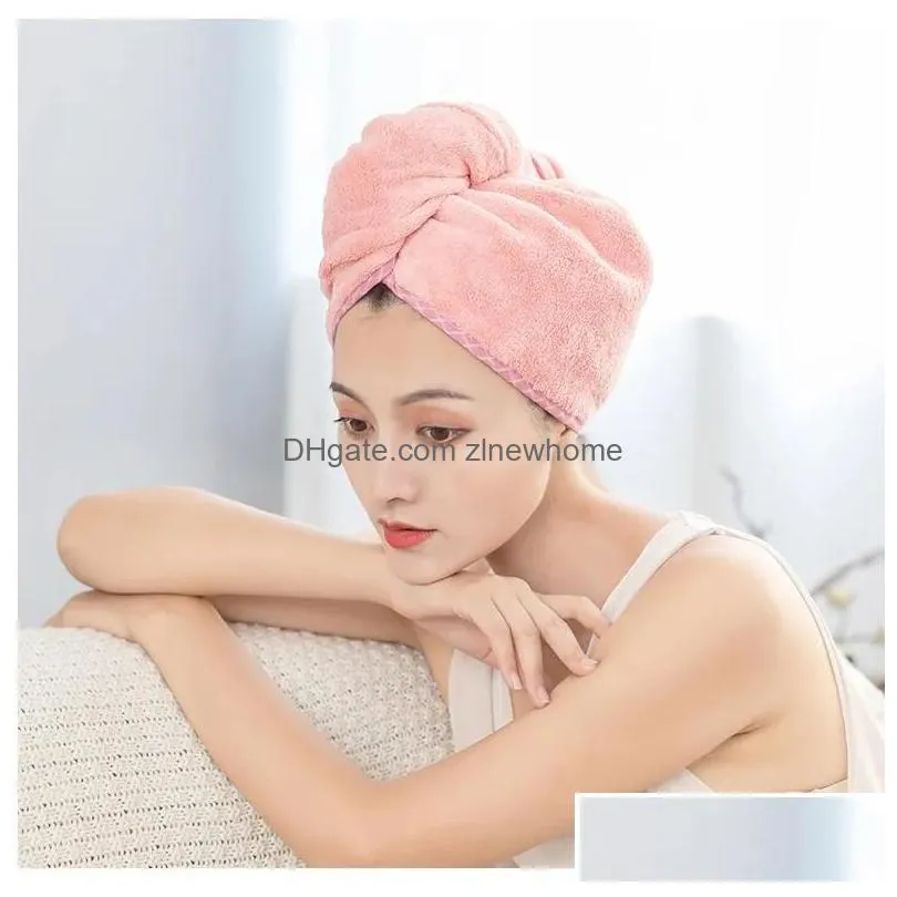 microfiber hair towel quick drywomen shampoo quick magic dryer wrap towel shower cap scrub cleaning tool bathroom hair cap wrap with