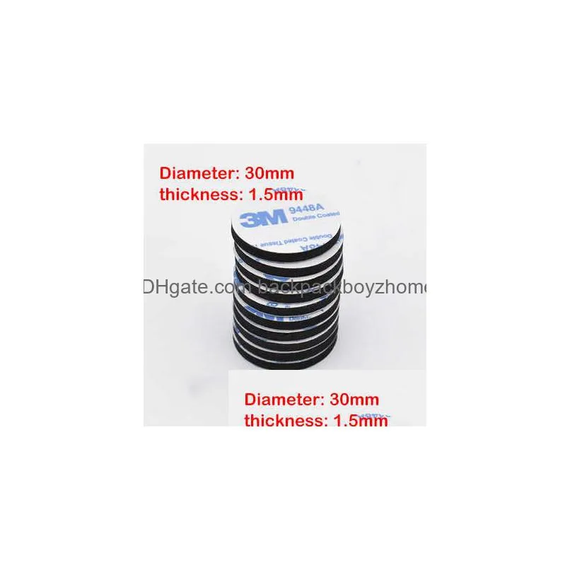 new 10-100pcs  strong pad mounting tape double sided adhesive acrylic foam tape two sides mounting sticky tape black multiple size