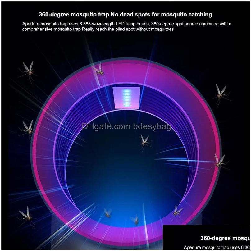 mosquito killer usb mute mosquito killer lamp uv night light insect bug home led bug zapper insect trap