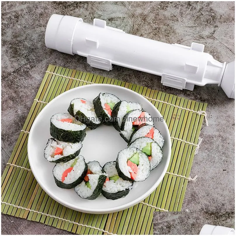 quick sushi maker roller rice mold vegetable meat rolling gadgets diy sushi device making machine kitchen ware