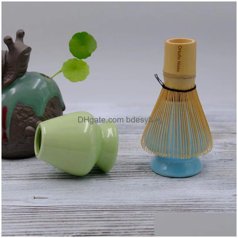 tea whisk holder ceramic matcha holder matcha whisk stand chasen holder japanese green tea whisk stand