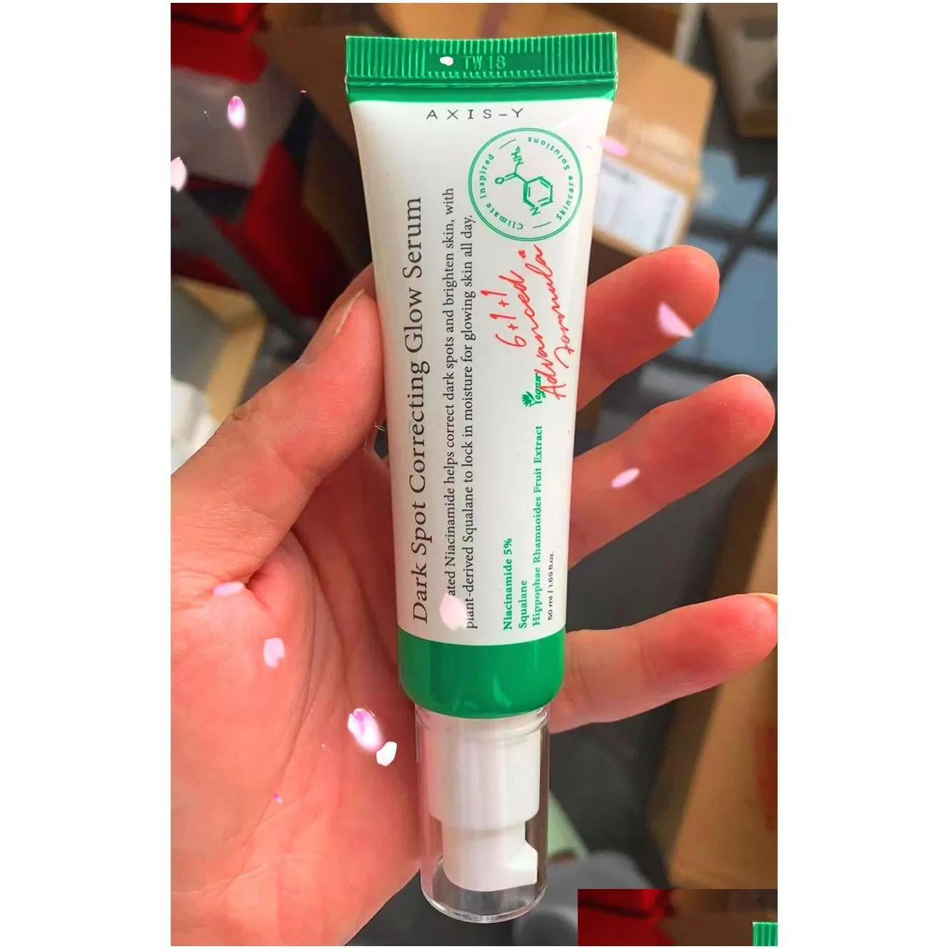 axis-y bark spot correcting glow serum axis-y 50ml spf50add waterproof brightening serum lightens soothes axis-y 50ml axis korea