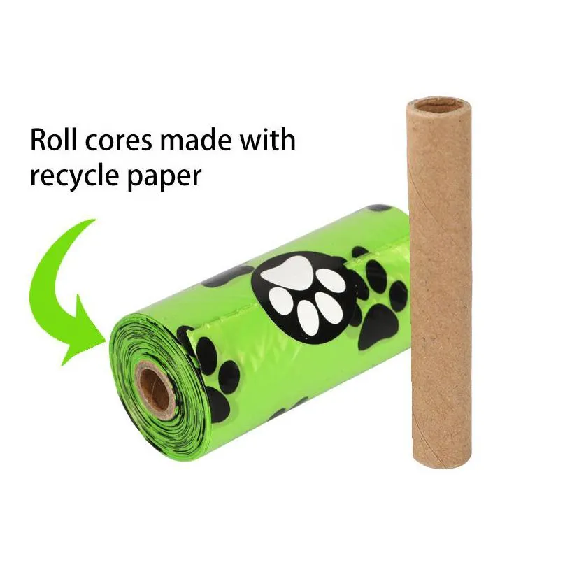 biodegradable dog waste bag 20 rolls pets dogs poop bags with dispenser
