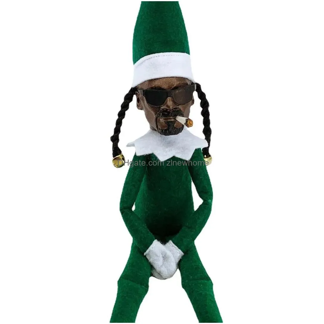 christmas elf doll snoop on a stoop home decor new year kids gifts accessories