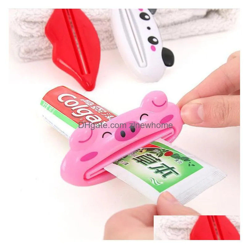 cute animal multifunctional squeezer/toothpaste squeezer household product bathroom tube cartoon toothpaste dispenser