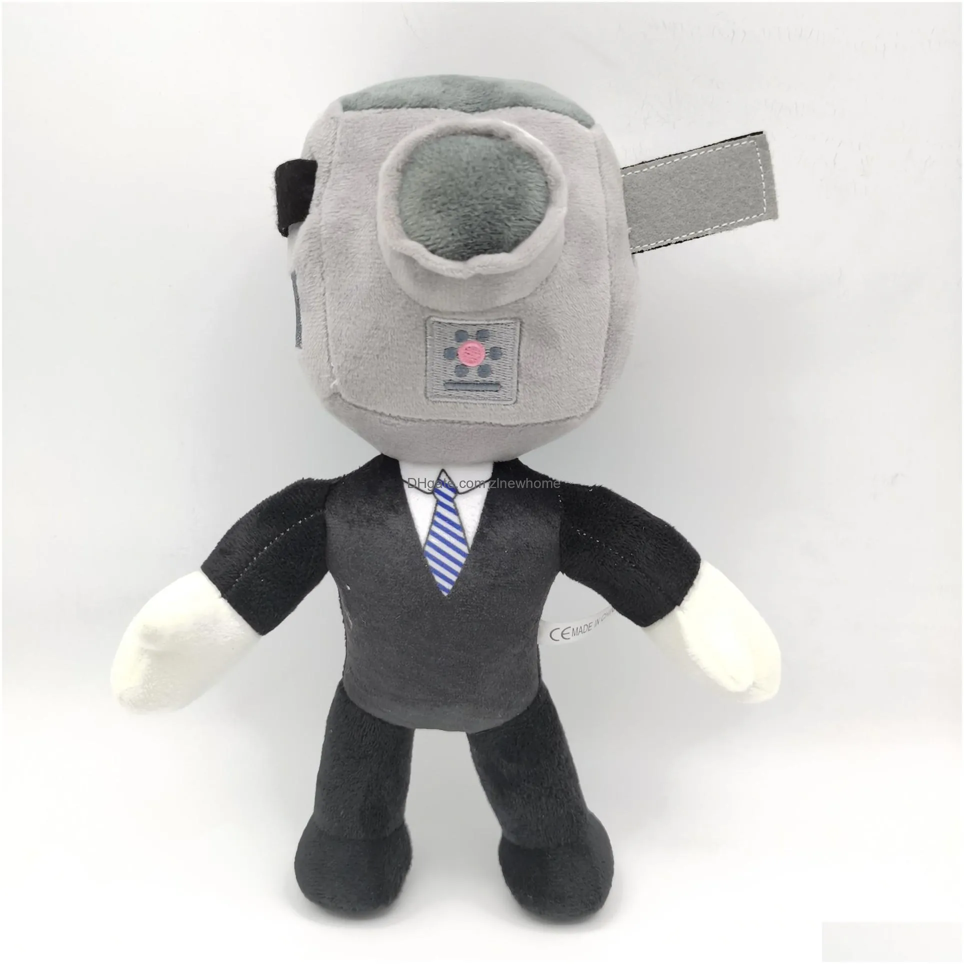 cross border popular new product skibidi toilet plus toilet man spoofs stuffed toy doll