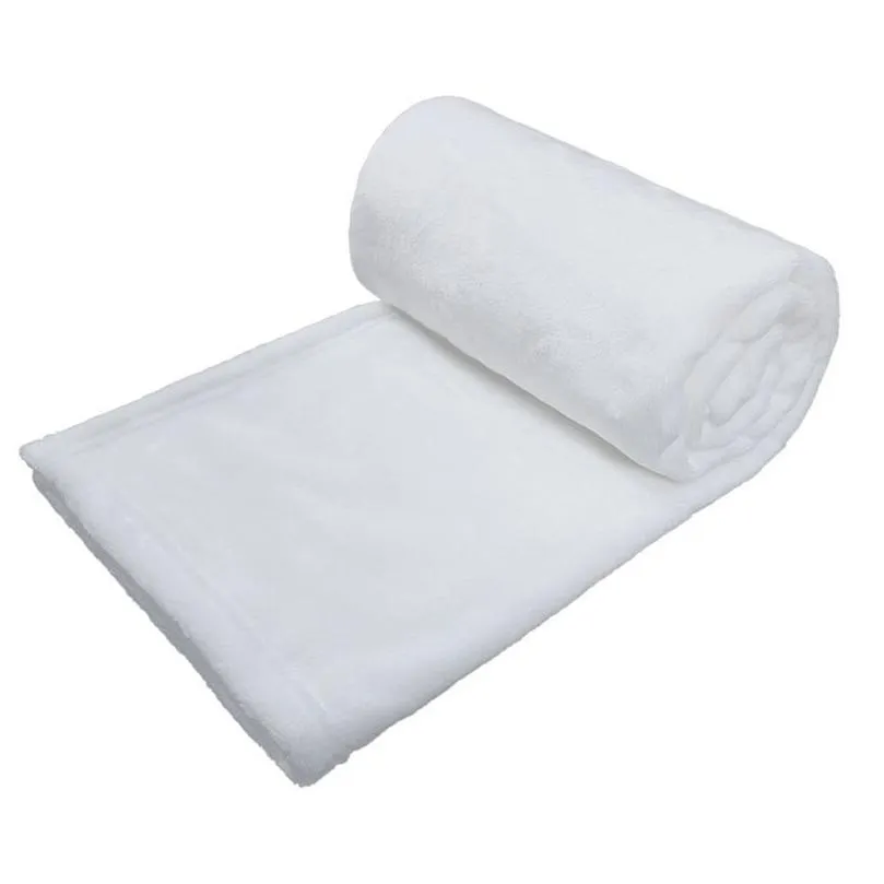 sublimation blank baby blanket 76x102cm diy heat transfer printing flannel swaddle blankets for newborns