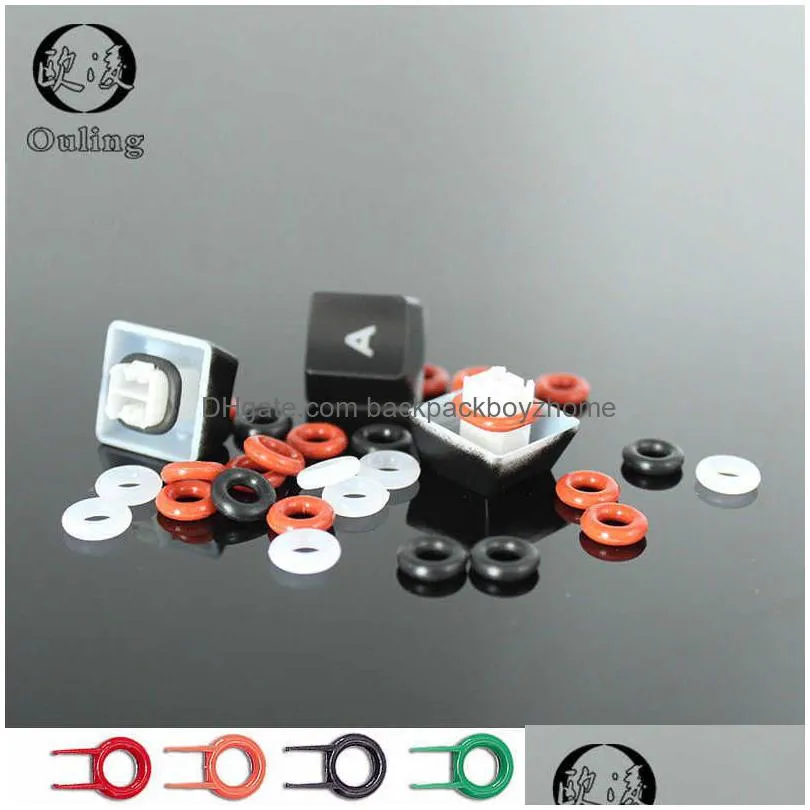 new 125pcs keycaps o ring seal keyboard o-ring switch sound dampeners for cherry mx keyboard damper replacement noise reduction seal