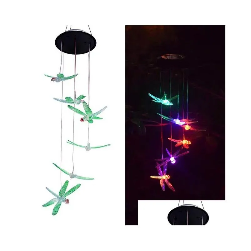 led solar string lights butterfly dragonfly garden decorations for xmas party garden decorations outdoor love hearts ball lamp