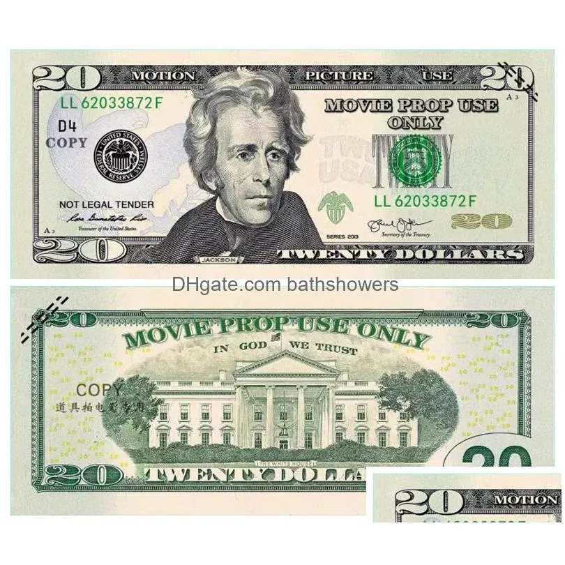 50% size copy money prop dollar 1 2 5 10 20 50 100 euro 200 500 party supplies fake movie money billets play collection gifts home decoration game token faux