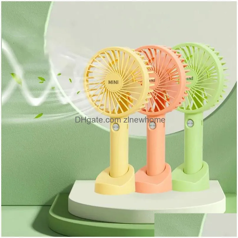 party portable usb rechargeable fan mini handheld air cooling fan desktop ventilation fans with base 3 modes for travel outdoor cooler