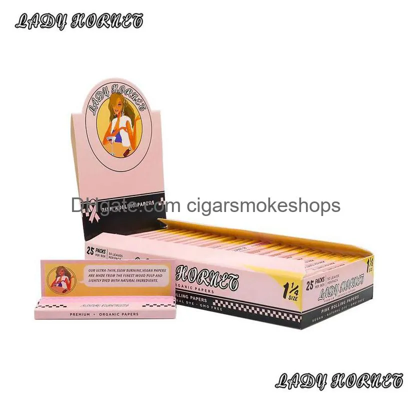 rolling papre smoking accessories 3 colours 78mm roll paper display box packaging 25 volumes in a box rolling papre pipe dab rig