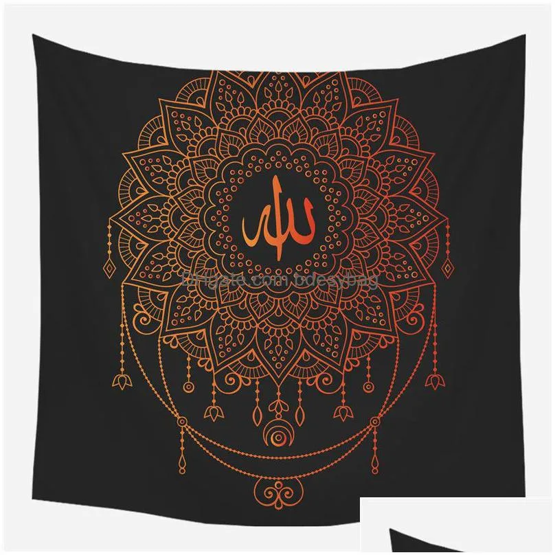 muslim ramadan tapestry eid mubarak tablecloth mubarak ramadan blanket beach towel tv background hanging tapestry 40 styles