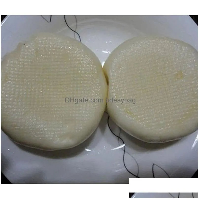 silicone steamer non-stick pad round dumplings baozi mat steamed buns dim sum mesh practical kitchen accessory