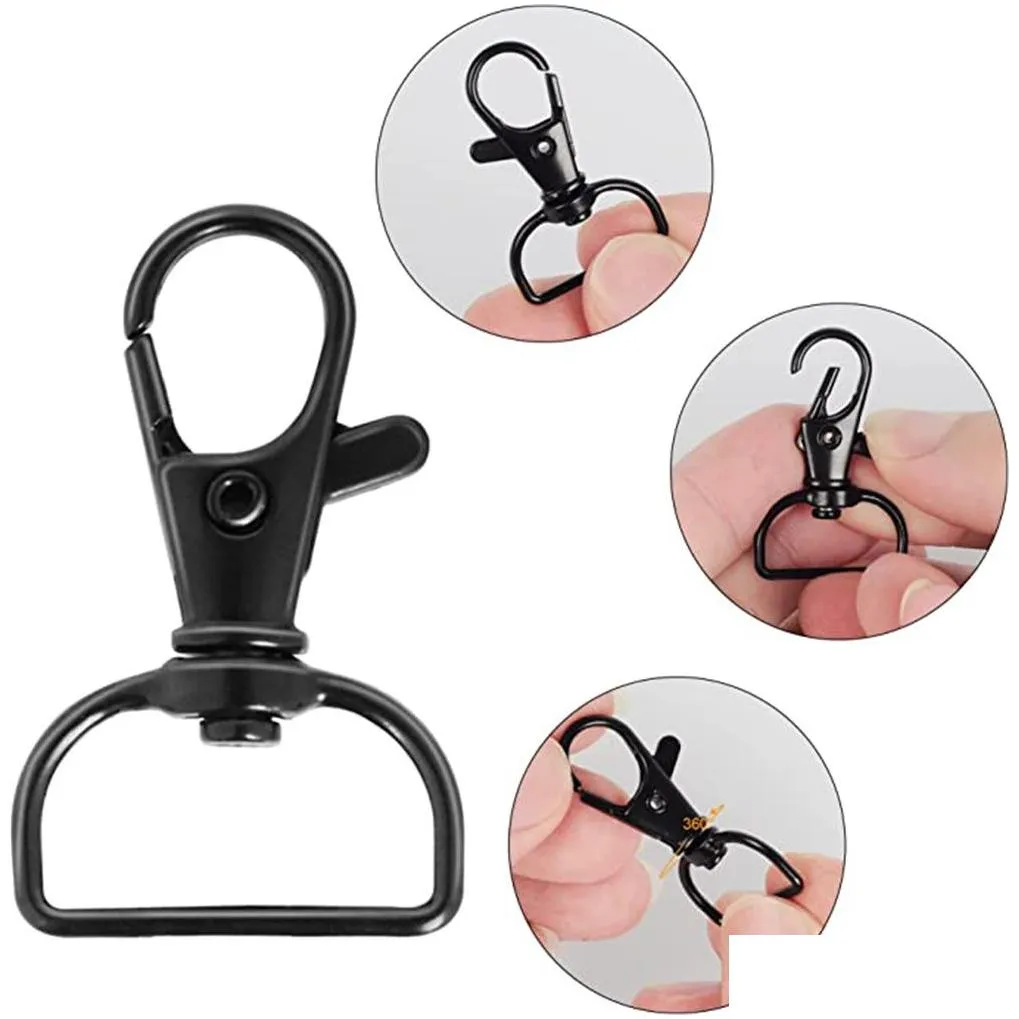 craft tools swivel snap hooks premium lanyard hook for keychains and sewing projects bags 0.4 inside width xb1