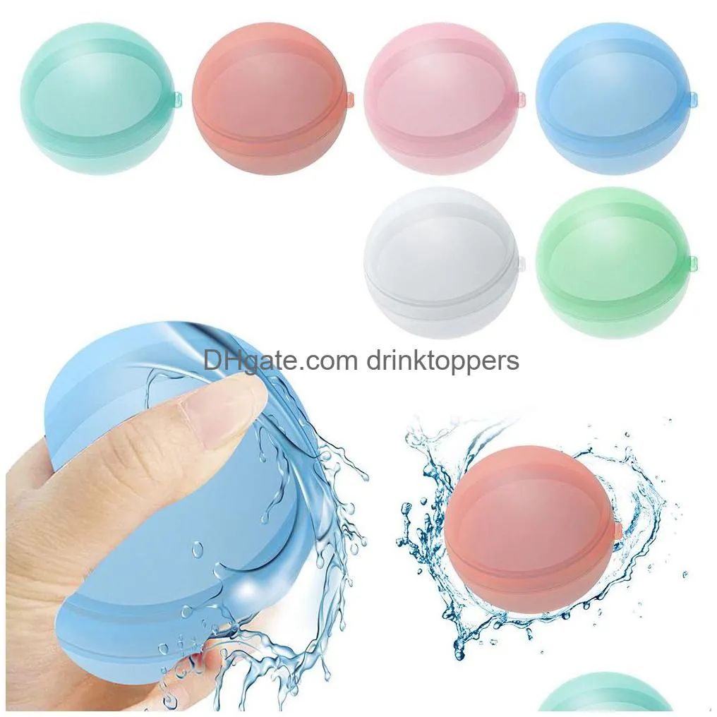 reusable water balloons for kids adults summer splash party toys easy quick fun outdoor backyard silicone water bomb splash balls for swimming