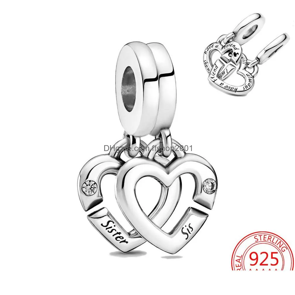  925 sterling silver open heart fire box suspension hanging pendant pandora bracelet womens wedding party silver jewelry