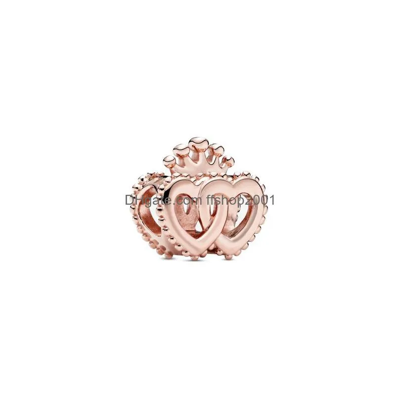  925 sterling silver pink fan butterfly love heart rose charm diy beads fit original pandora charms bracelet jewelry making