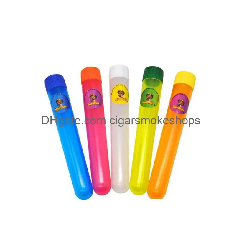 smoking accessories acrylic doob tubes 120mm plastic storage container stash jar cigarette rolling cone paper tube pill box pre roll waterproof holder