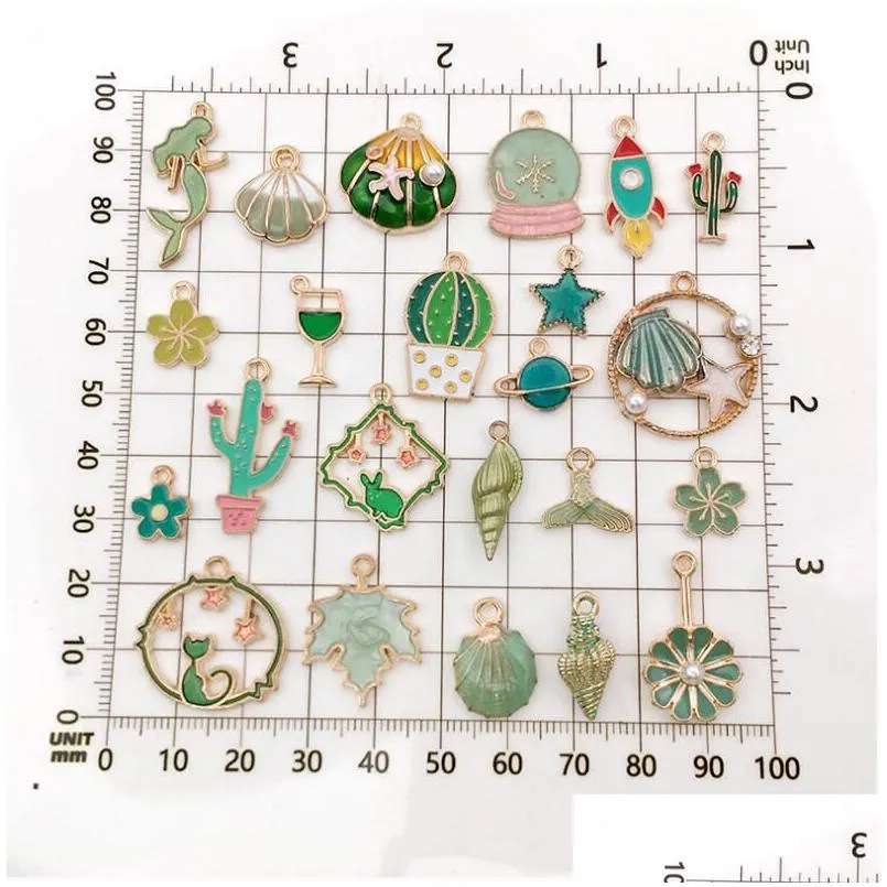 40pcs handmade diy jewelry charms pendants for bracelet necklace earring accessories alloy oil drip rainbow cloud jewellery fitting