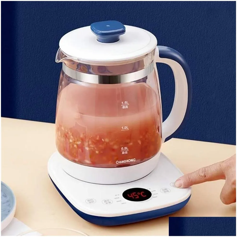 DHgate.com:Electric Glass Flower Teapot for Office | Multi-Functional ...