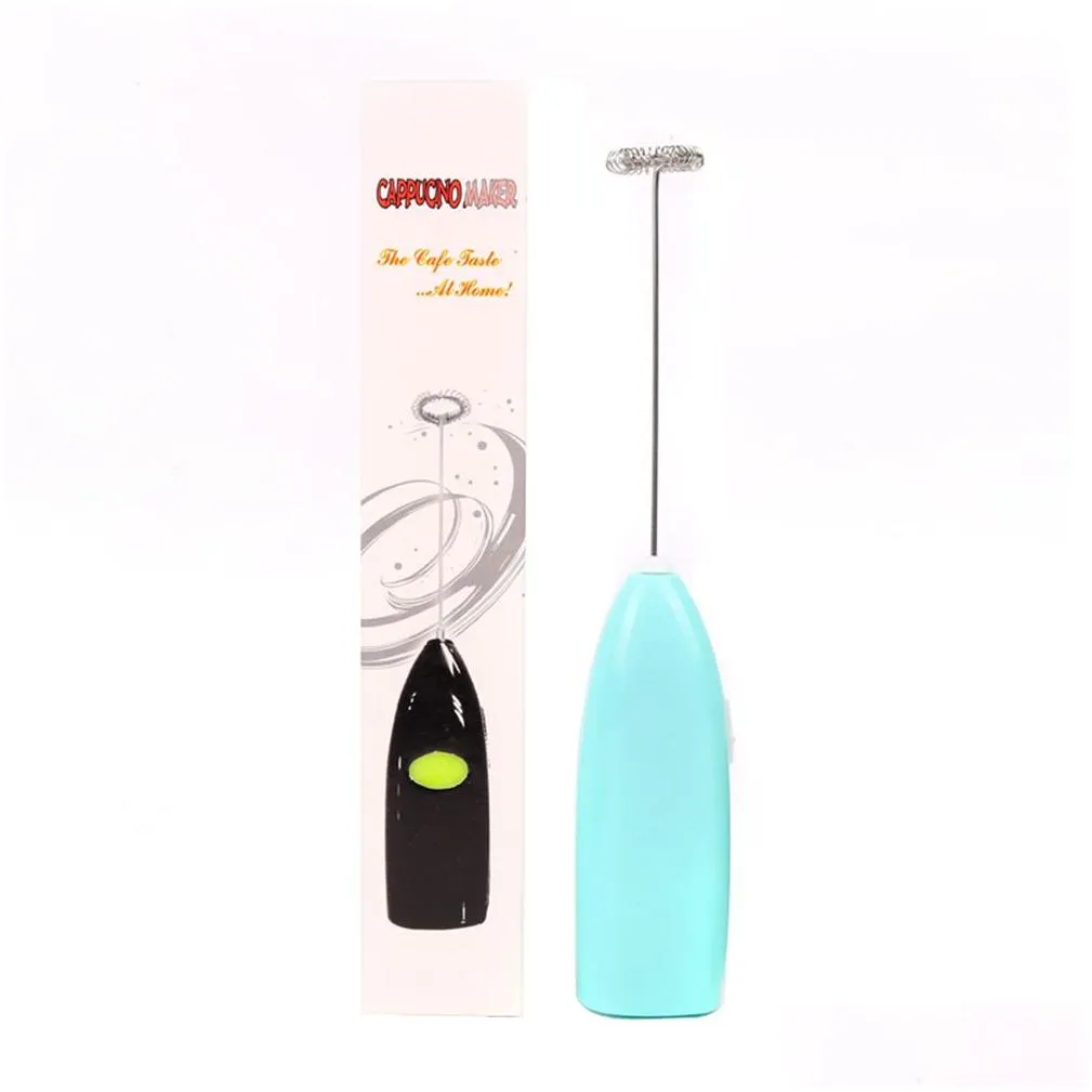 battery powered electric eggbeater milk drink coffee mixer blender egg beater frother stirrer cooking baking tools kitchen gadge