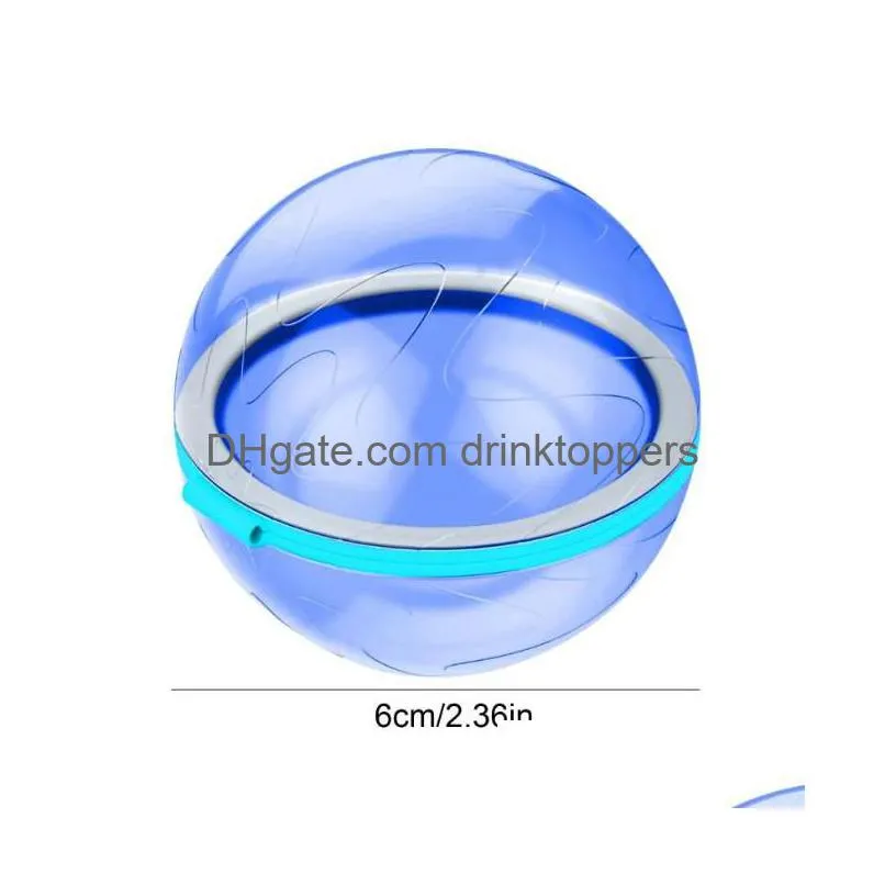 reusable water balloons quick fill self-sealing water bombs soft silicone water splash ball magnetic water ball outdoor games