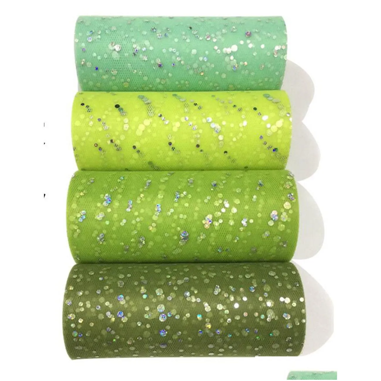 glitter sequin tulle roll 15cm 25 yards 22m roll fabric spool tutu gift wrap baby shower wedding decoration diy birthday party supplies