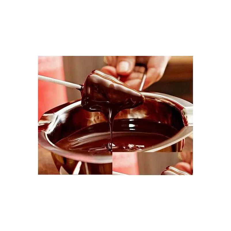 bakeware stainless steel chocolate melting pot double boiler milk bowl butter candy warmer pastry baking tools kd18