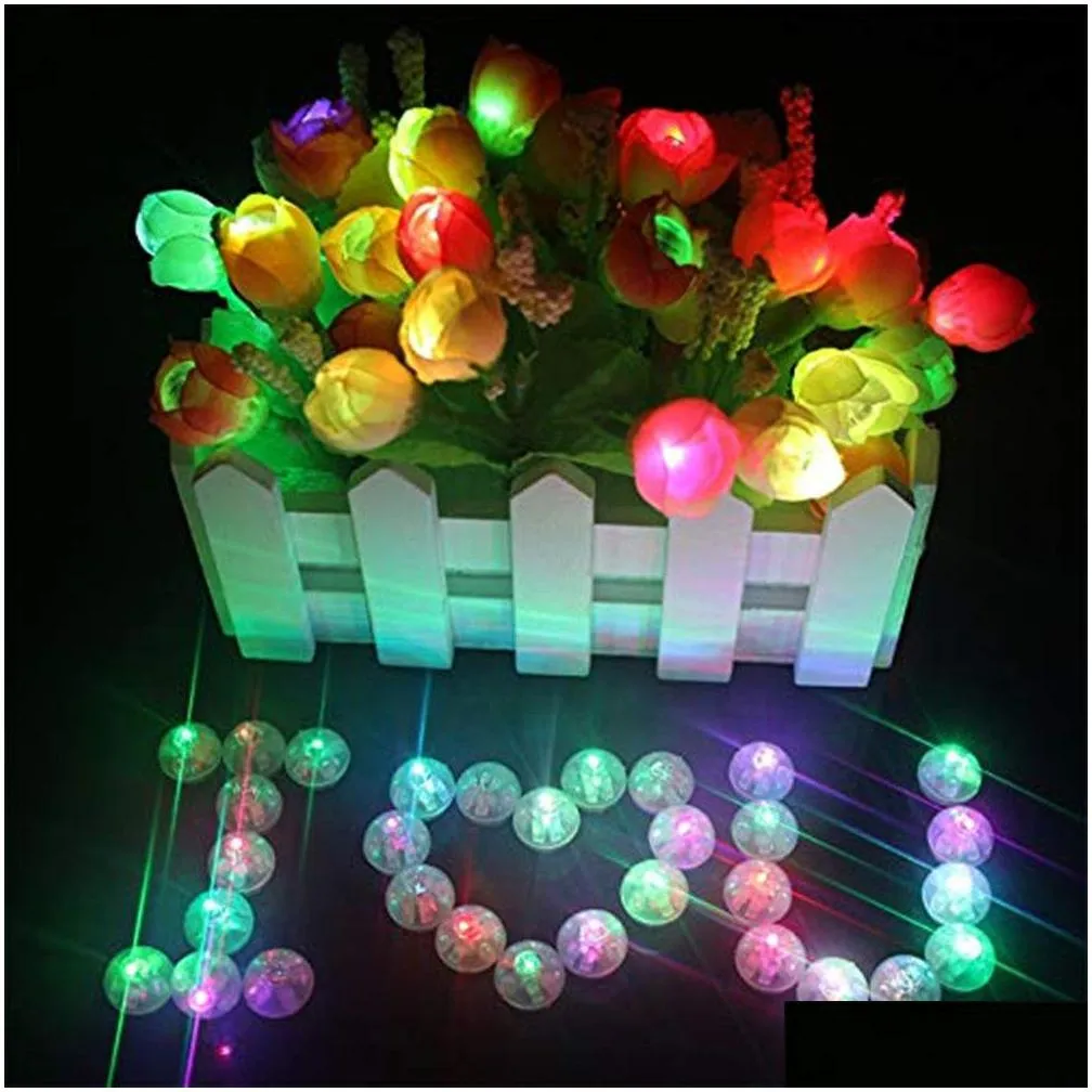 party decoration balloon lights long standby time waterproof mini light round led ball lamp latex paper lantern party wedding festival christmas