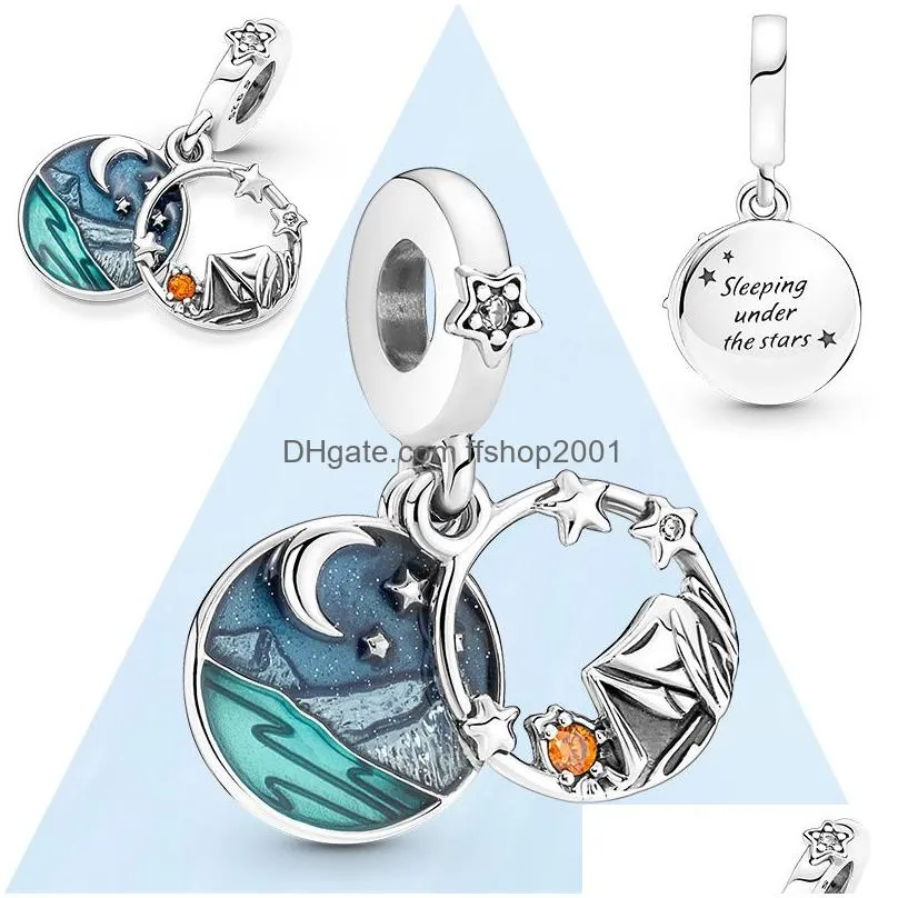  925 sterling silver sea chameleon  fish tree air balloon charm bead fit original pandora bracelet jewelry diy