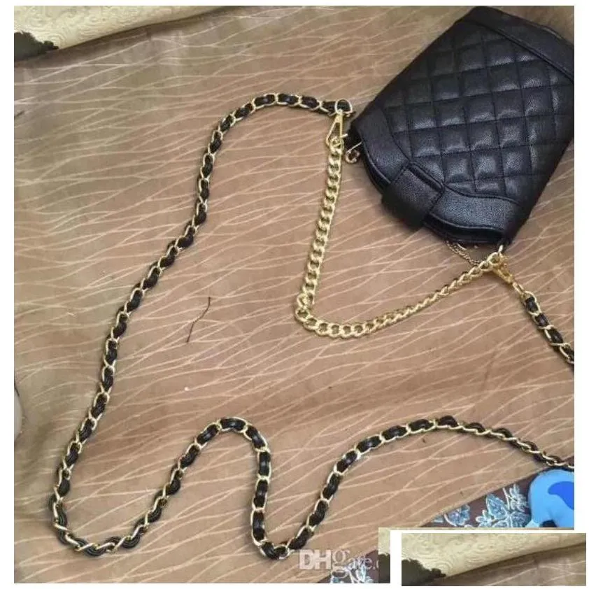 storage bags 2022 quilted chain caviar bag phone bagscase 2 chains fashion pu pattern hand case drop delivery home garden housek