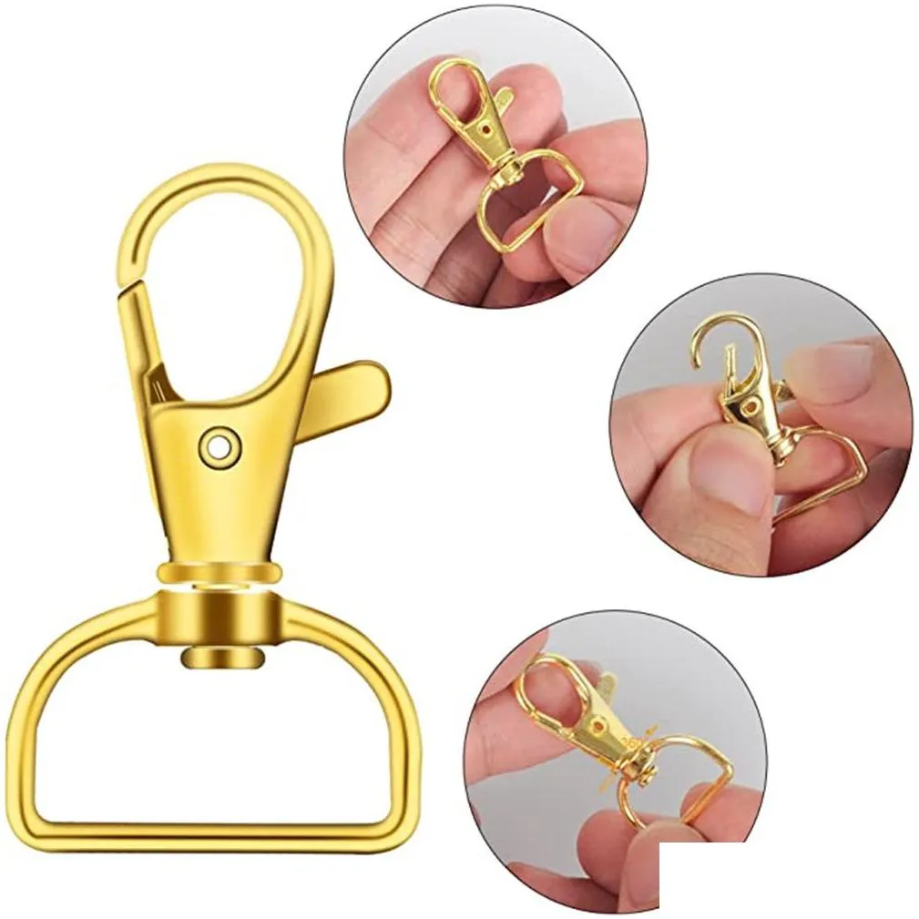 craft tools swivel snap hooks premium lanyard hook for keychains and sewing projects bags 0.4 inside width xb1