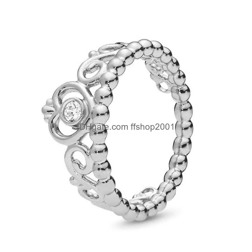  high quality 925 sterling silver rose gold fit thin finger rings stackable party round rings women original pandora jewelry