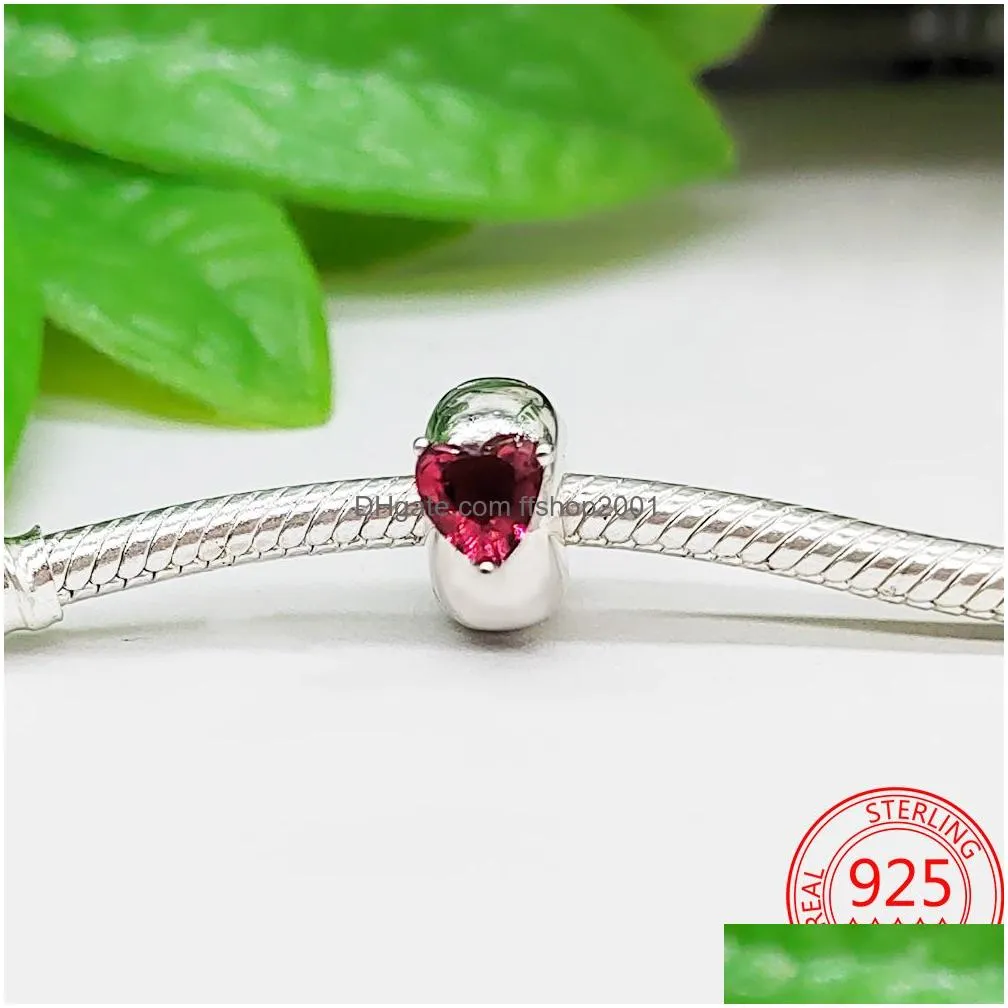  925 sterling silver charm jewelry colorful zircon phoenix charm diy necklace accessories for pandora bracelet fashion